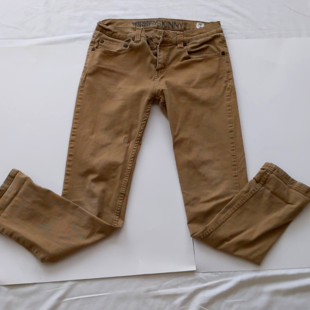RSQ London Skinny 31x32 golden tan